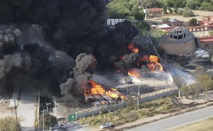Confirman un muerto y tres heridos tras incendio de hidrocarburos en Pesquería, Nuevo León; un trabajador resultó intoxicado