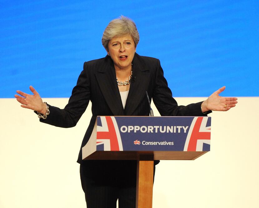 La primera ministra británica, Theresa May. Foto: AP