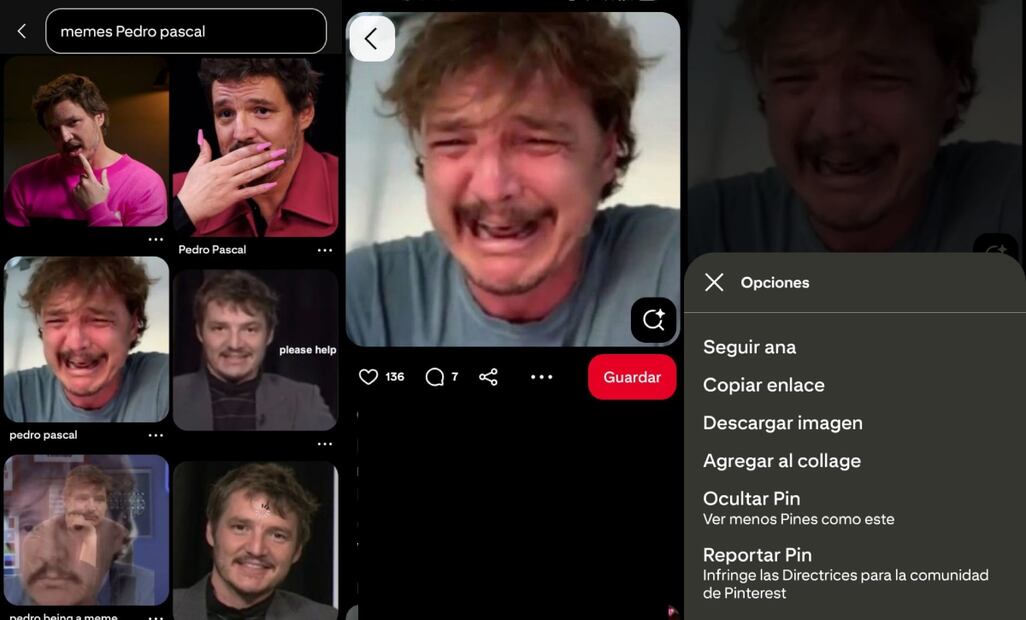 Paso a paso: cómo hacer stickers de Pedro Pascal con WhatsApp. Imagen: captura de pantalla