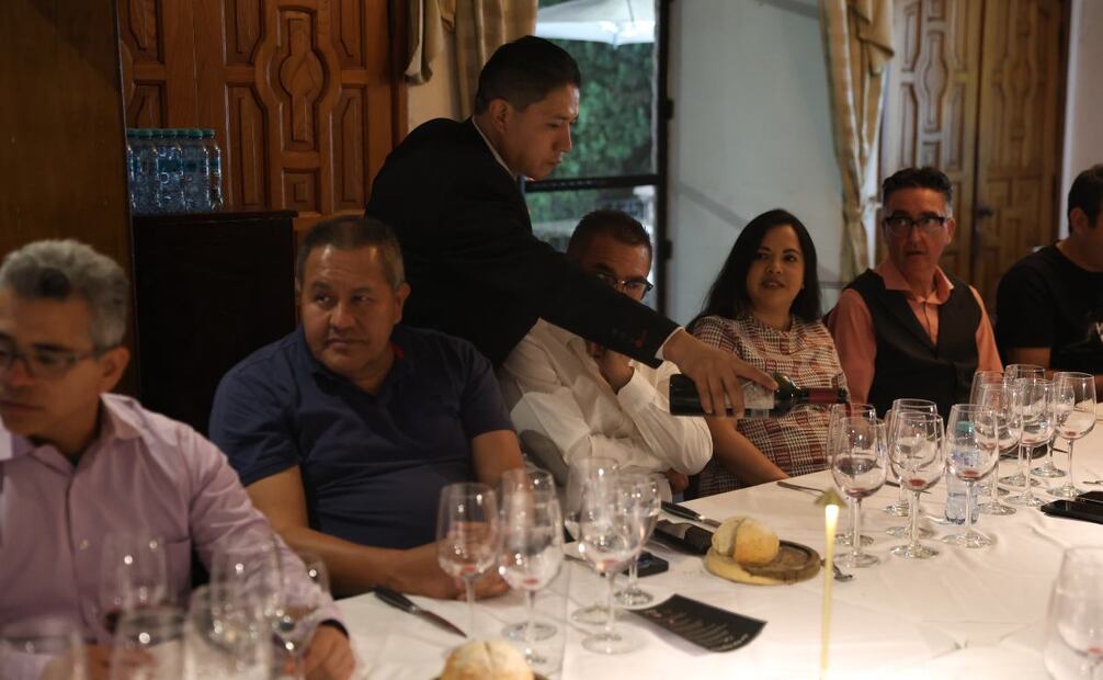 Se degustaron vinos de la Finca La Vid Reserva.  |  Foto: Paola Reyes.
