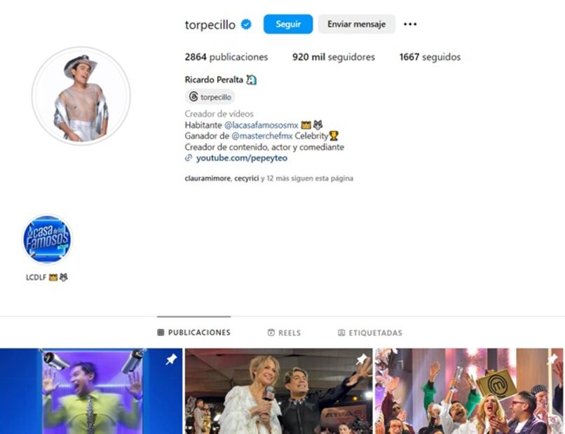 El influencer ha perdido a más de 60 mil seguidores en solo cuestión de horas. Foto: Instagram