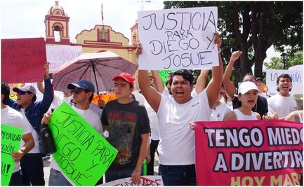 “Salomón Jara, sal a dar la cara”: Exigen justicia para Diego, joven asesinado en alcoholímetro de Oaxaca