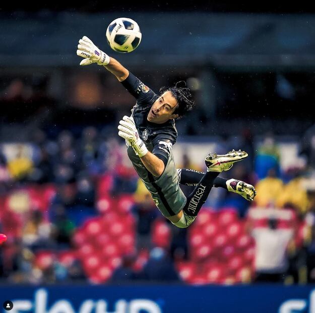 Óscar Jiménez, es portero del Club América. / Foto: Instagram. 