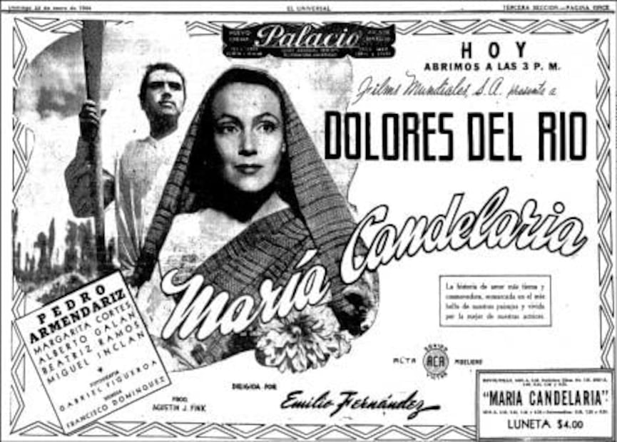 Cuando Dolores del Río fue madrina de una niña en Xochimilco  