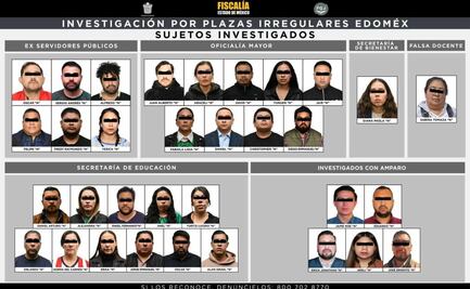 Vinculan a proceso a 26 personas por red de "aviadores" en Edomex; vendían plazas del gobierno en diversos municipios