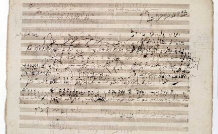 Subastan partitura inédita de Beethoven