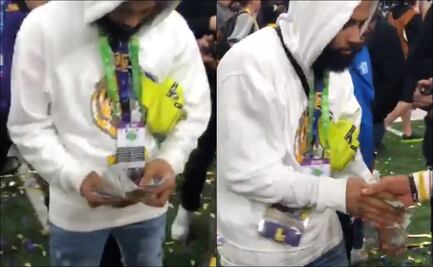 ¿Odell en problemas? Festeja título de LSU dando dinero a los jugadores