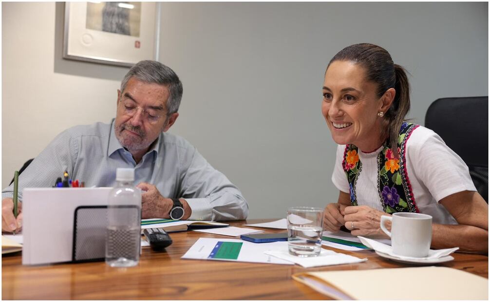 Juan Ramón de la Fuente y Claudia Sheinbaum. Foto: @Claudiashein