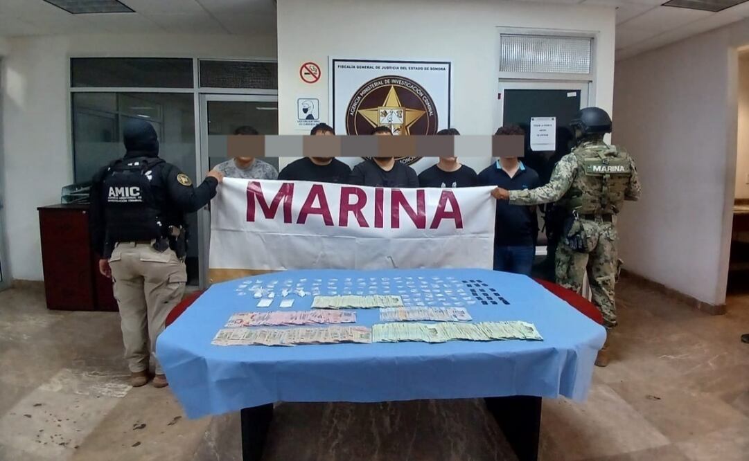 Detención de Los Telcel en Sonora. Foto: Especial