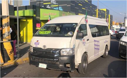 Asesinan a balazos a pasajero que se resistió a asalto en combi de transporte público sobre la carretera Texcoco-Lechería