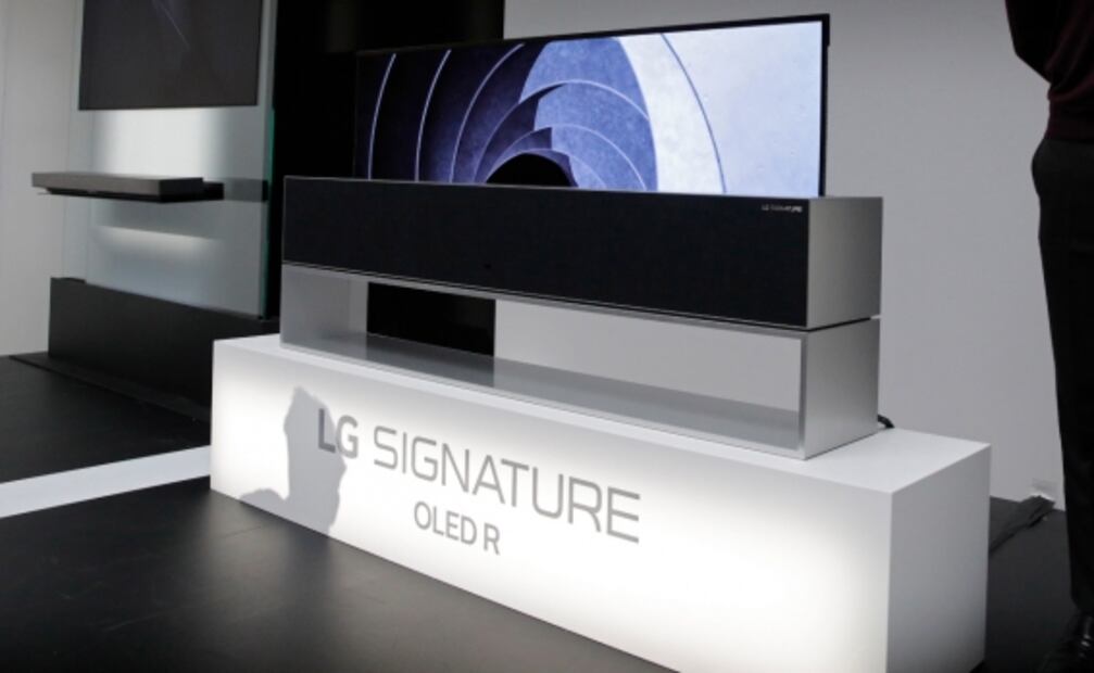 LG pondrá a la venta TV enrollable de 60 mil dólares