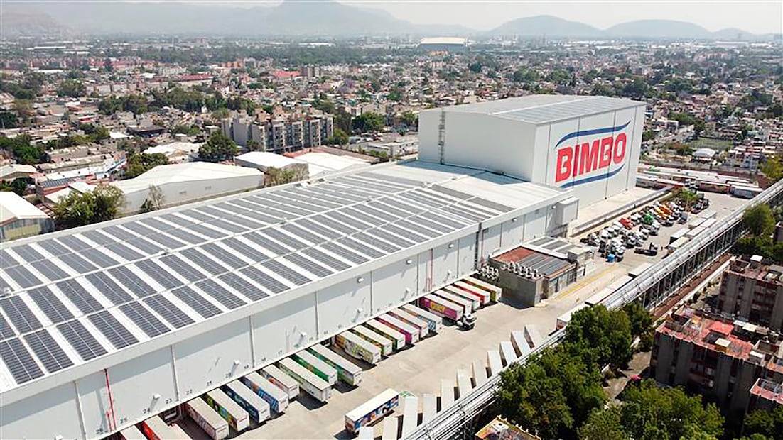 México es uno de los 27 países donde Grupo Bimbo opera con 100% energía eléctrica renovable. Foto: Cortesía