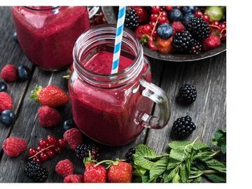 #RECETA de jugo de frambuesa para rejuvenecer