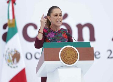 "Quien robe y traicione al pueblo, enfrentará la justicia", advierte Sheinbaum a un año de su gobierno; "no les voy a fallar", afirma