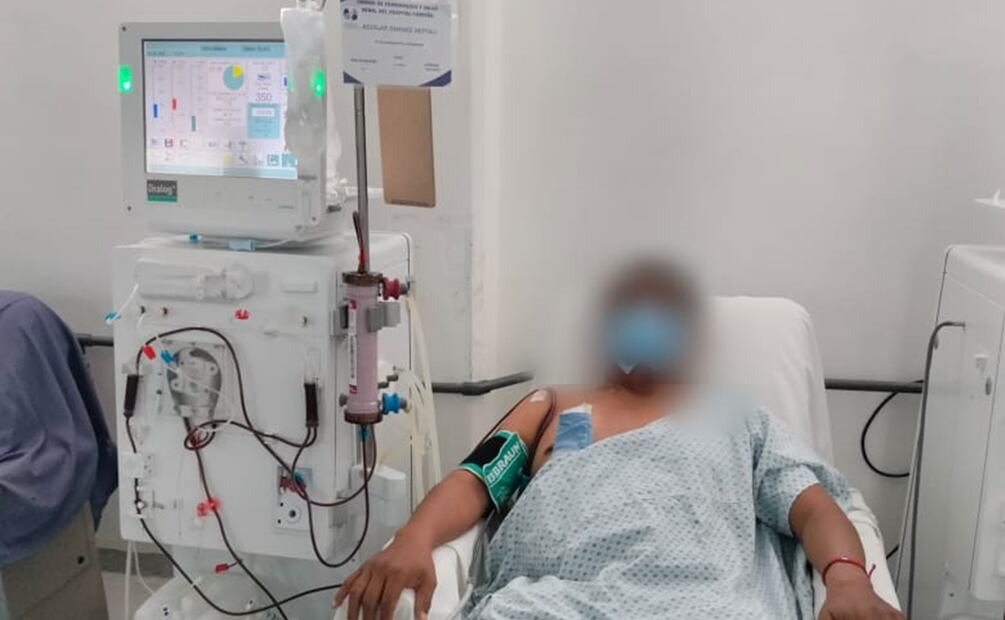 Dejan a pacientes del ISSSTE sin el servicio de hemodiálisis en el Istmo de Oaxaca. Foto: Especial