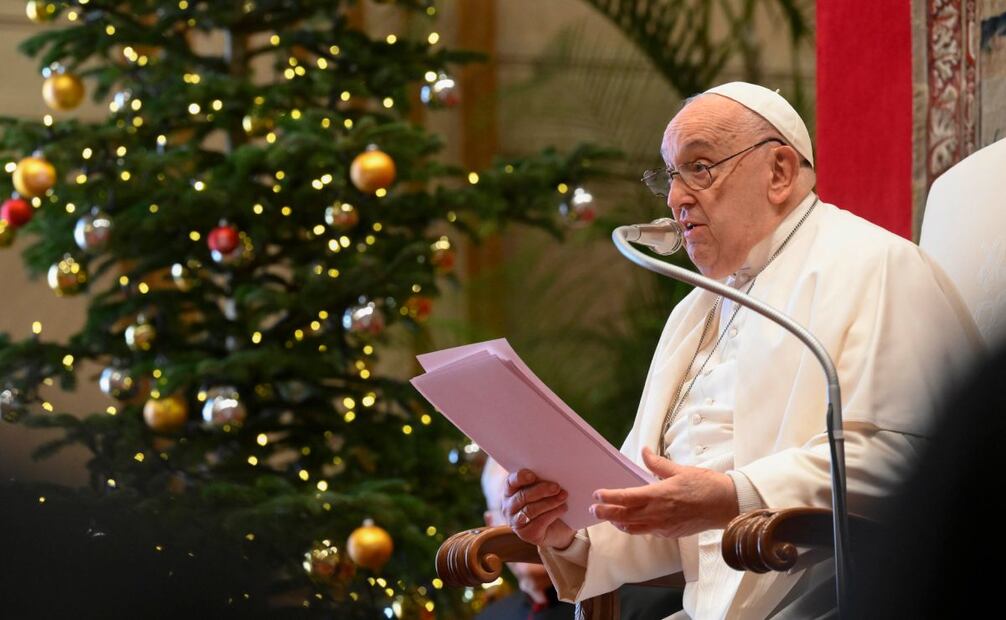 Francisco celebra la Misa de Nochebuena el martes por la noche y luego pronuncia su discurso anual “Urbi et Orbi” (a la ciudad y al mundo) el día de Navidad. Foto: EFE