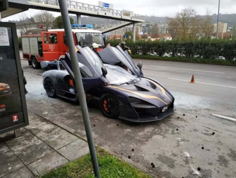 McLaren Senna se incendia en Portugal, se desconocen las causas