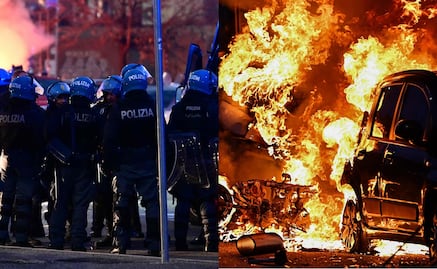 Pelea entre aficionados del Inter y Genoa deja a tres policías heridos