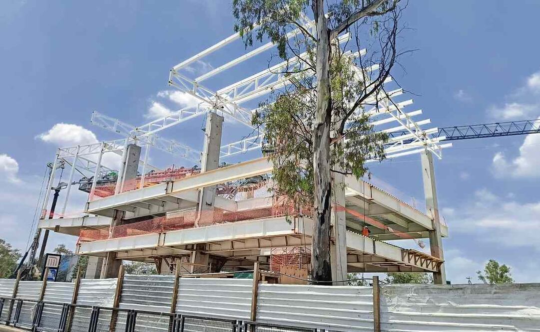 La construcción del sistema inició a mediados de 2024 y se prevé que entre en operaciones a finales de 2026, según lo previsto por la Semov. Foto: Gisela González Granados / EL UNIVERSAL
