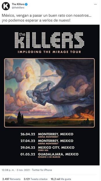 The Killers y los mágicos momentos que han vivido con sus fans en México