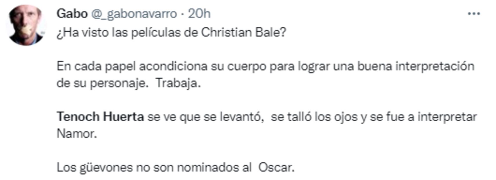 Usuarios estallan contra Tenoch Huerta tras no aparecer en la lista de los Oscar 2023