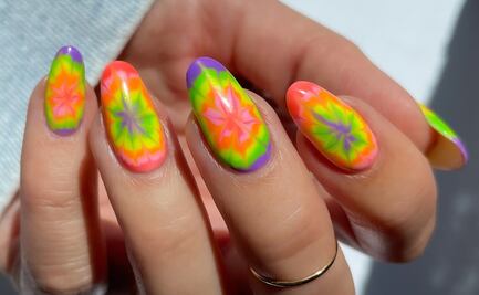 7 diseños de uñas neón, los tonos vibrantes que no pueden faltar en verano