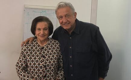 Ifigenia y AMLO se reúnen en privado