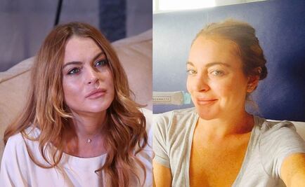 Lindsay Lohan se luce sin maquillaje