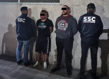 Caen 2 integrantes de banda dedicada a robar a transeúntes en Álvaro Obregón