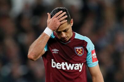 El West Ham de 'Chicharito' cayó ante el Brighton