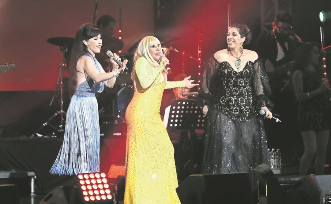 Susana, Laura y Regina se juntaron y se revolvieron. FOTO: VALENTE ROSAS. EL UNIVERSAL