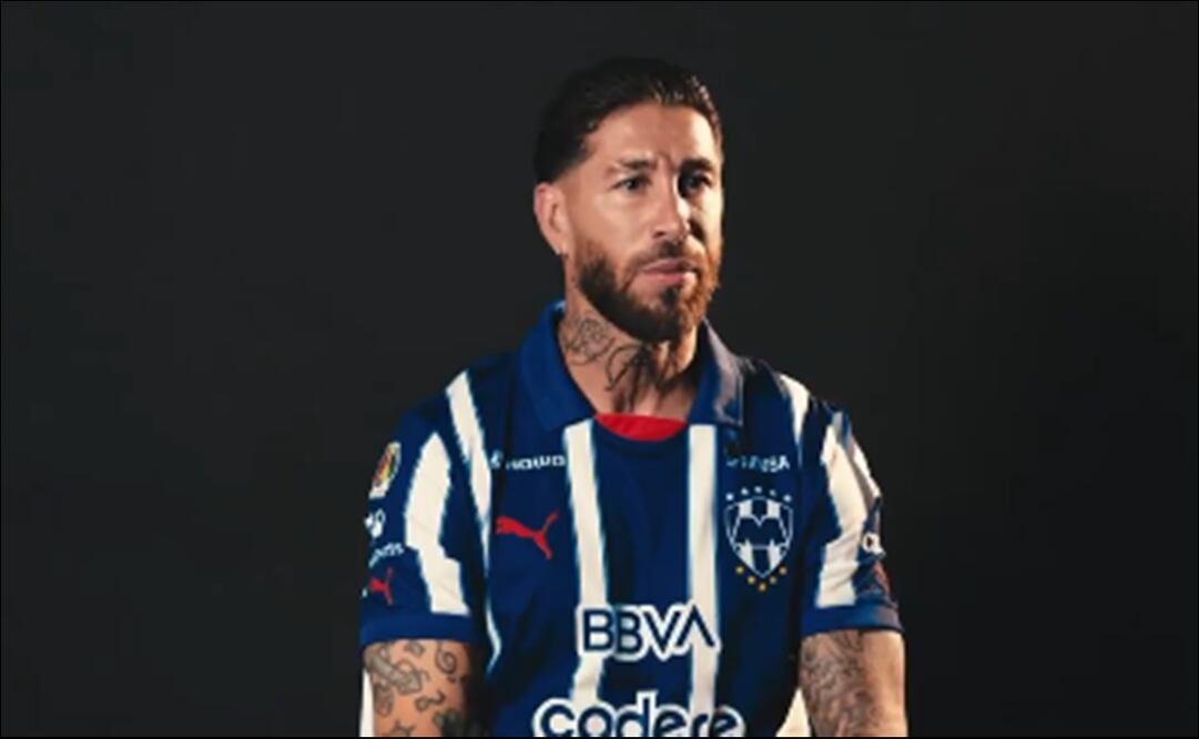 Sergio Ramos con la camiseta del Monterrey / Foto: Especiales