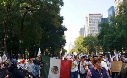 Marchs against gasoline hike in Mexico City and Chiapas