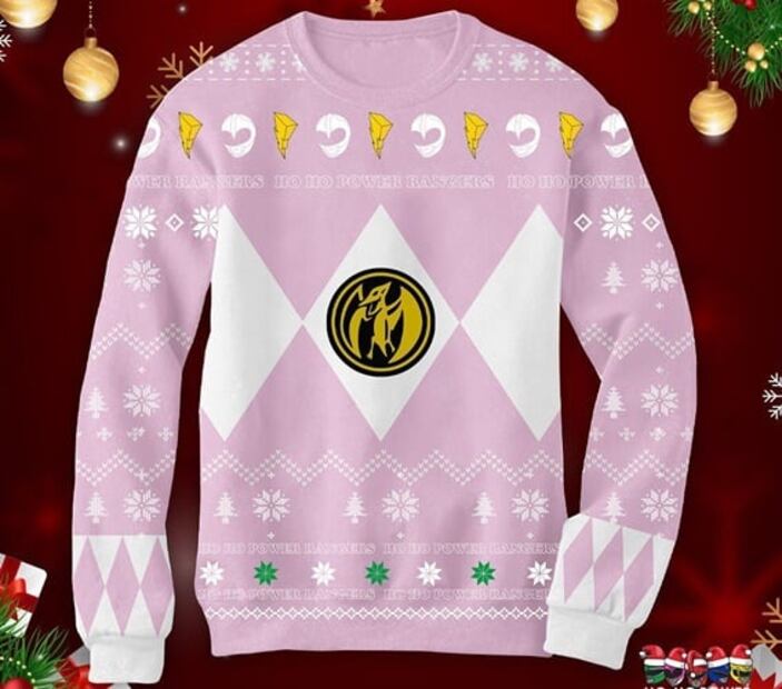 Transfórmate en Power Ranger con estos divertidos ugly sweaters
