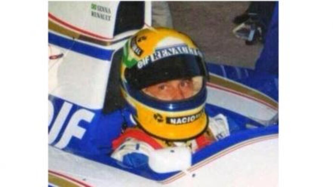 En subasta casco de Ayrton Senna 