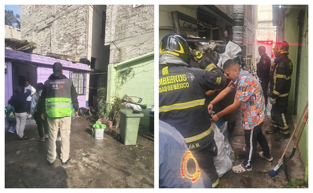 Acumulación de gas provoca flamazo y evacuaciones en Álvaro Obregón y Venustiano Carranza. Foto: Especial
