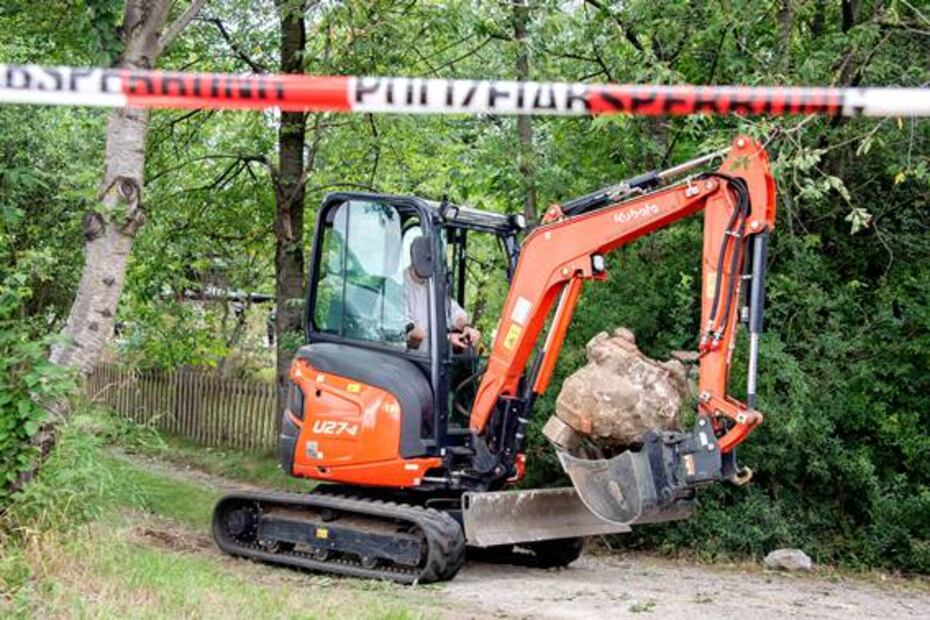 Policía alemana excava un jardín en relación con el "caso Madeleine"