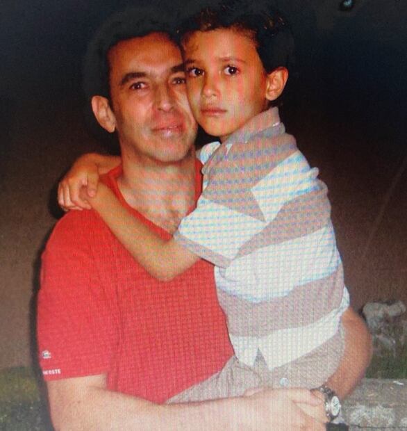 Rafael del Villar y su primogénito Rafa hace años.
Foto: Instagram
