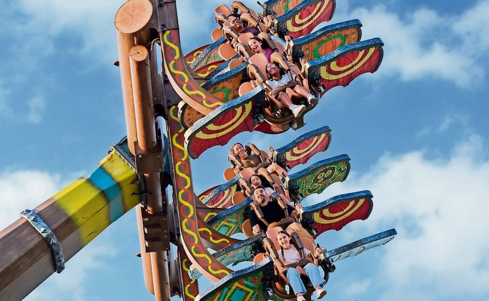 La atracción estrella es la Montaña de Alas de Hipo. Foto: Universal Studios
