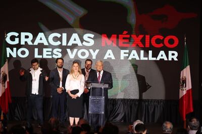 AMLO llama a la reconciliación y al combate a la corrupción