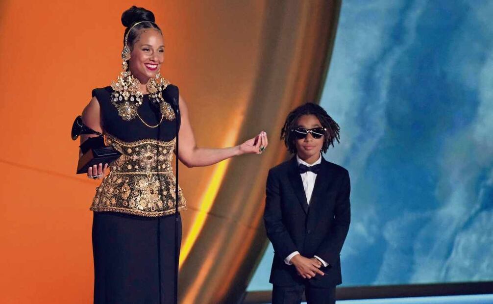 Alicia Keys recibió el Grammy al Impacto Dr. Dre Global. Foto: Agencias
