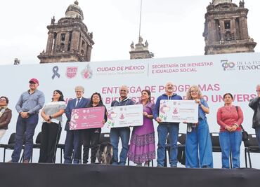 Entregan apoyos a 17 mil personas de 57 a 64 años