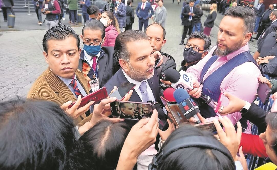 El líder del PAN en el Congreso, Christian Von Roehrich, respaldó el destape de Taboada a la Jefatura de Gobierno.Foto:Especial