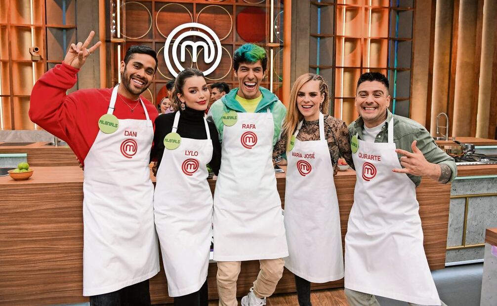 Dani Valle, Lylo Fa, Rafa Polinesio, MJ Magán y Carlos Quirarte. (27/03/2025) Foto: TV Azteca