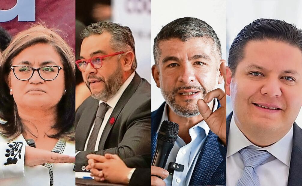 Alcaldes de Iztapalapa, La Magdalena Contreras, Miguel Hidalgo y Milpa Alta, Aleida Alavez, Fernando Mercado, Mauricio Tabe y Octavio Rivero. Fotos: Archivo / EL UNIVERSAL