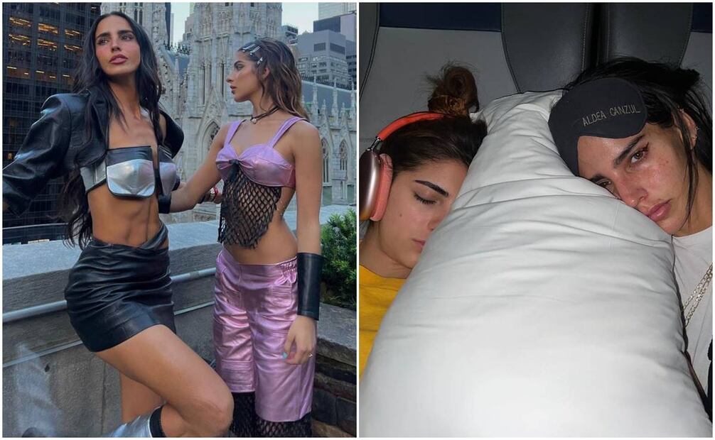 Bárbara de Regil y su hija Mar viven aventura en Nueva York. Los diseños que lucen fueron creados por la hija de la actriz.