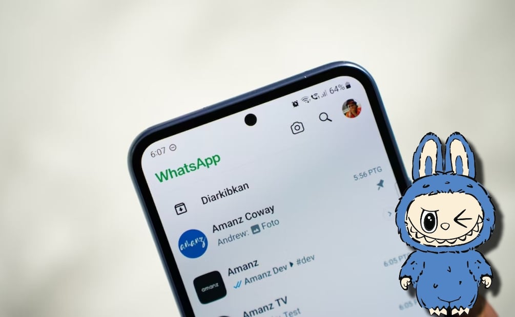 Paso a paso: cómo activar el "modo Labubu" en WhatsApp. Imagen: Unsplash