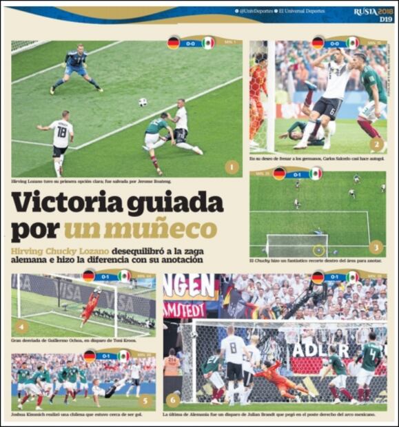 El Universal Deportes plasma los goles de Hirving Lozano en sus partidos debut