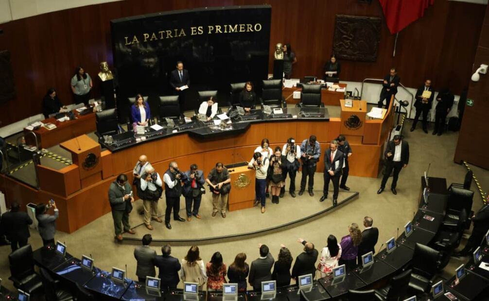 Ratificación de Embajadores de Haití, Kenia y Líbano fueron ratificados durante la sesión de la Comisión Permanente del Congreso de la Unión en el Senado de la República (30/07/25). Foto: Carlos Mejía/ EL UNIVERSAL