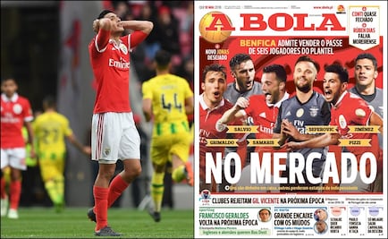 Jiménez no entra en planes del Benfica